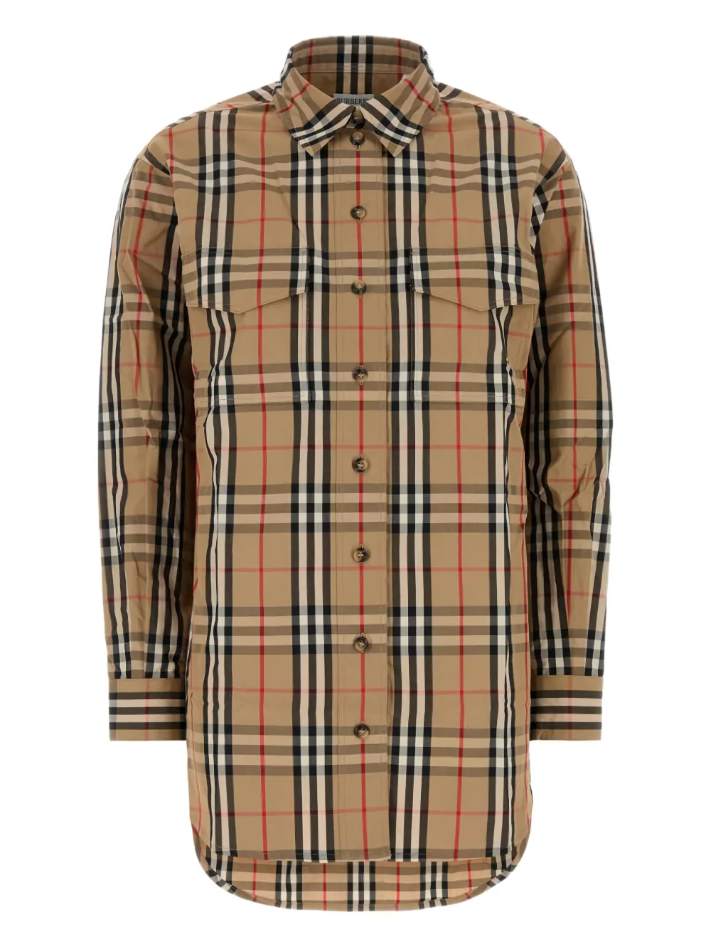 

Рубашка в клетку Vintage Check BURBERRY, нейтральный
