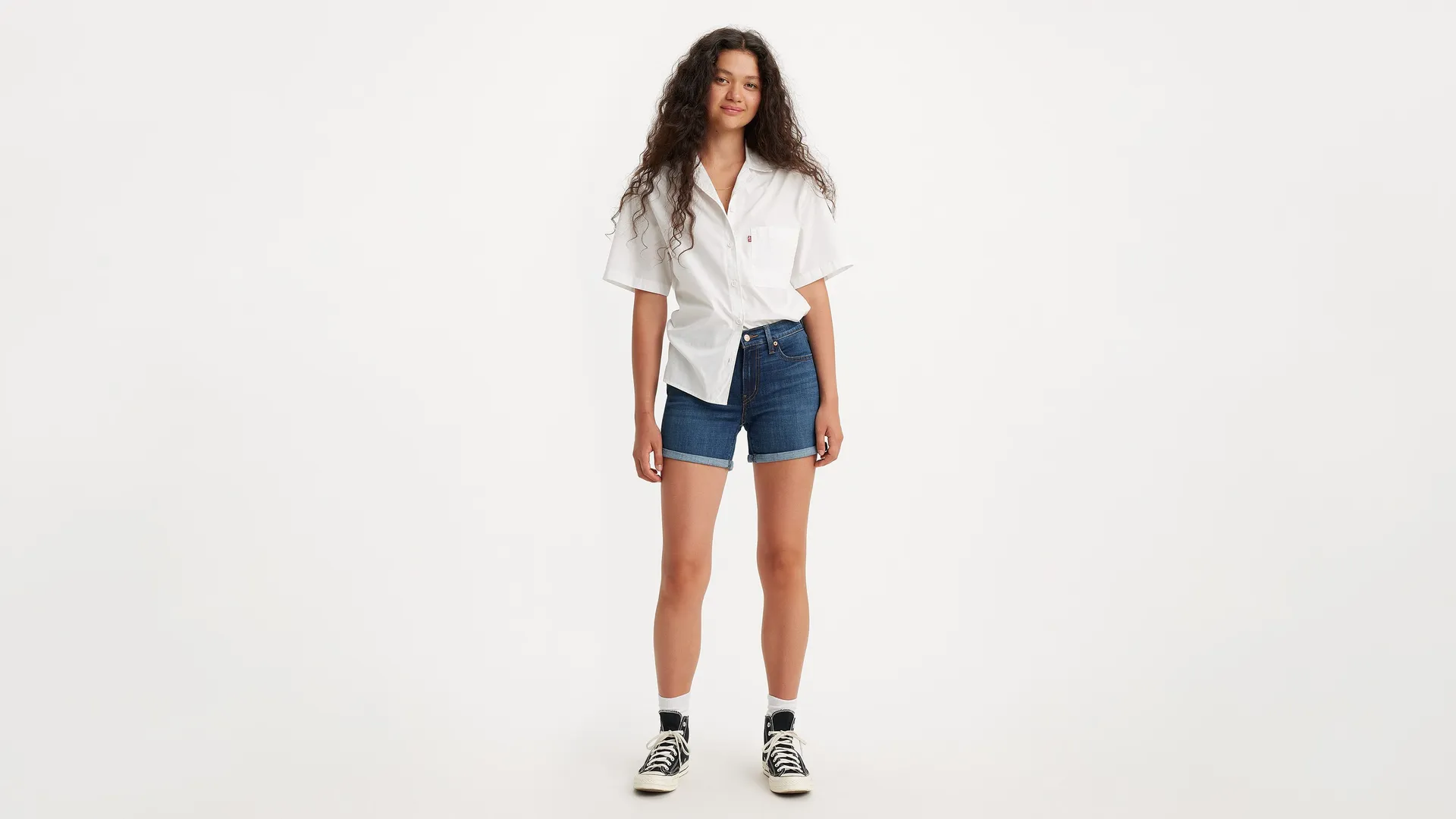 

Женские шорты средней длины Levi's, коричневый