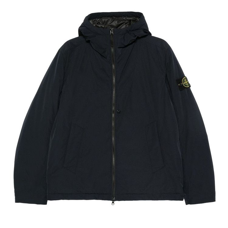 

Куртка Stone Island Polyester Micro Twill Padded Hooded Jacket, Navy Blue