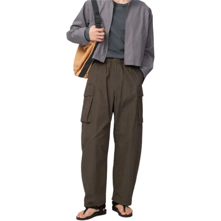 Карго-брюки унисекс 39 Brown Black Moderate UNIQLO