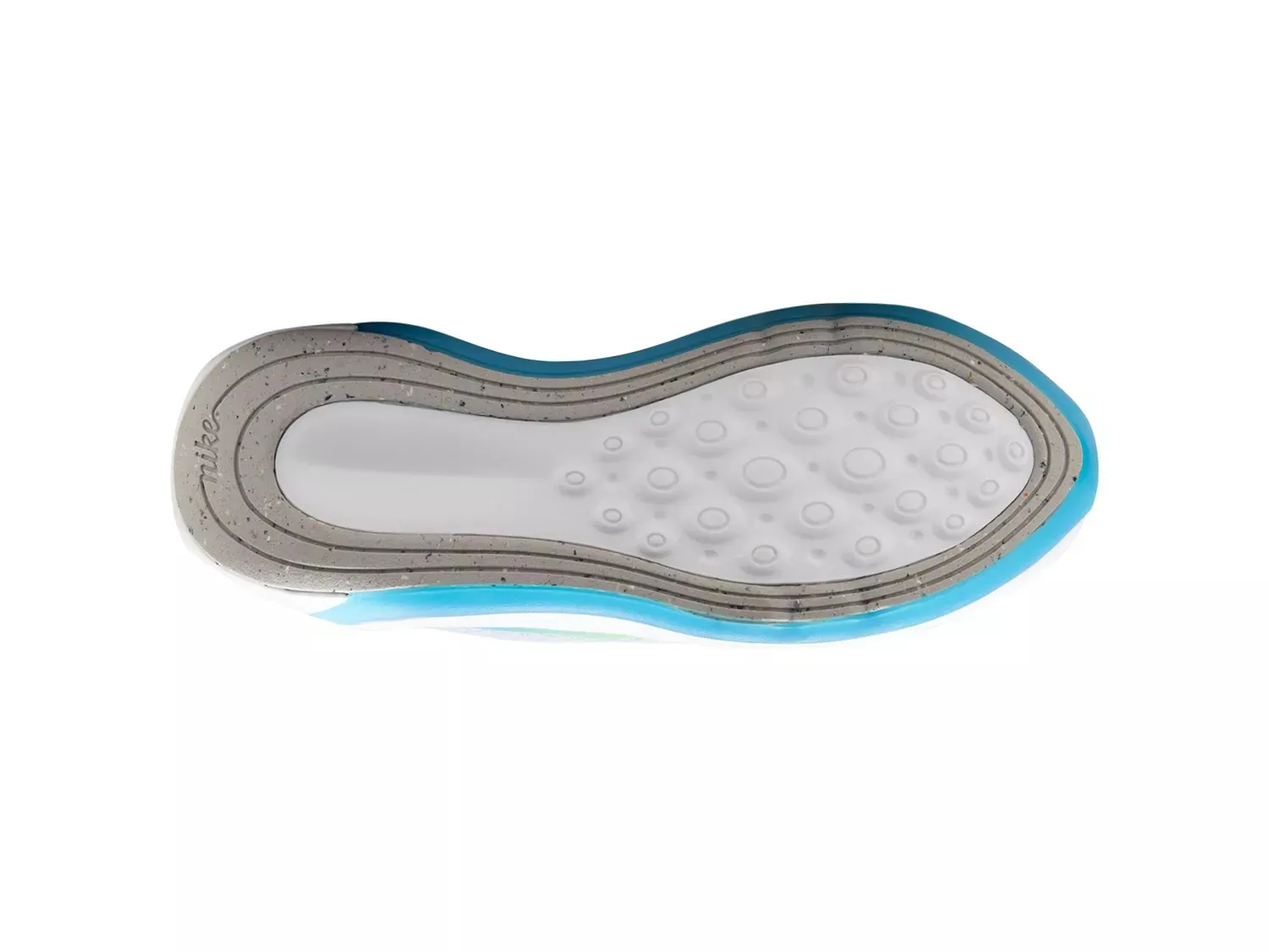 Кроссовки Nike Infinity Flow — детские, серые/синие — фото 4