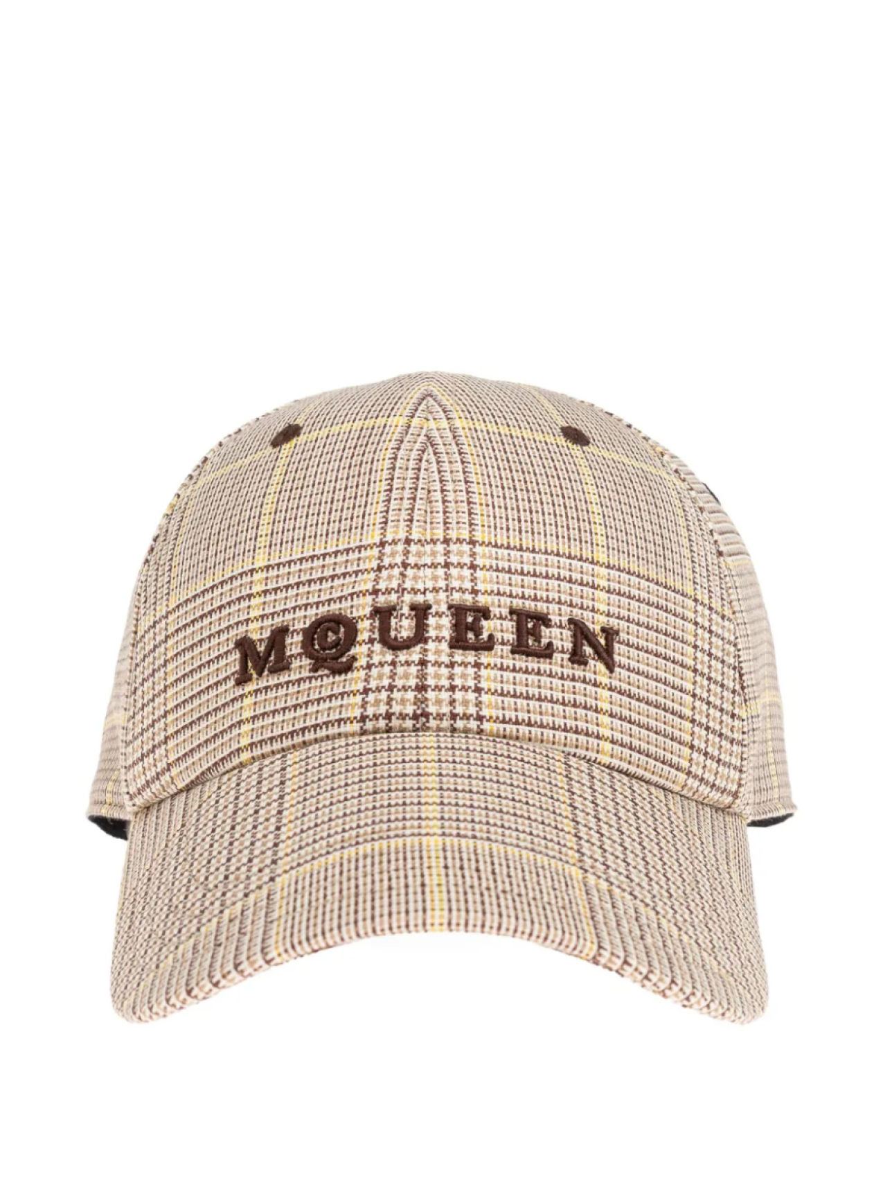 

Клетчатая бейсболка Alexander McQueen, нейтральный