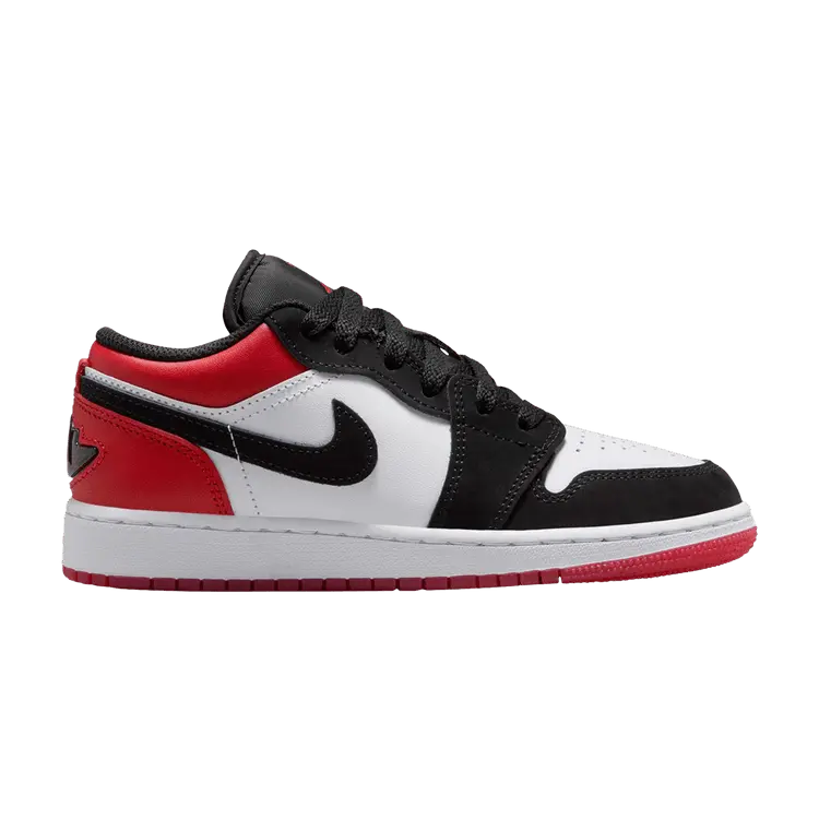 

Кроссовки Air Jordan Air Jordan 1 Low SE GS 'Black Toe', белый