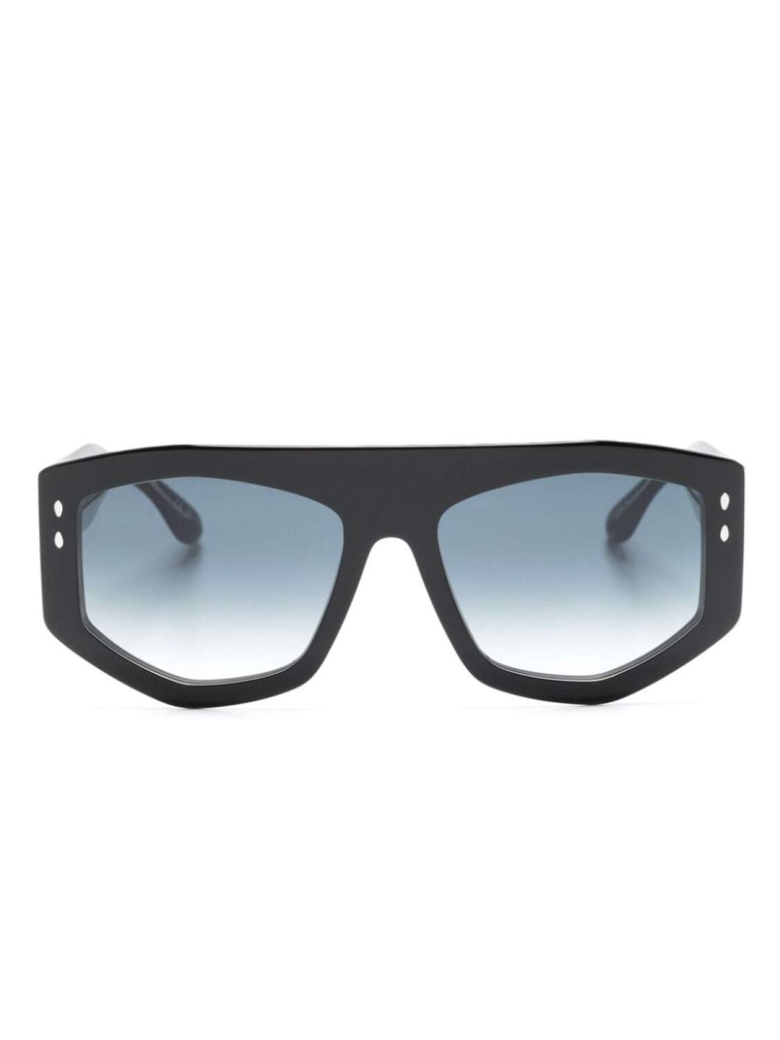 

Солнцезащитные очки в массивной оправе с логотипом Isabel Marant Eyewear, черный