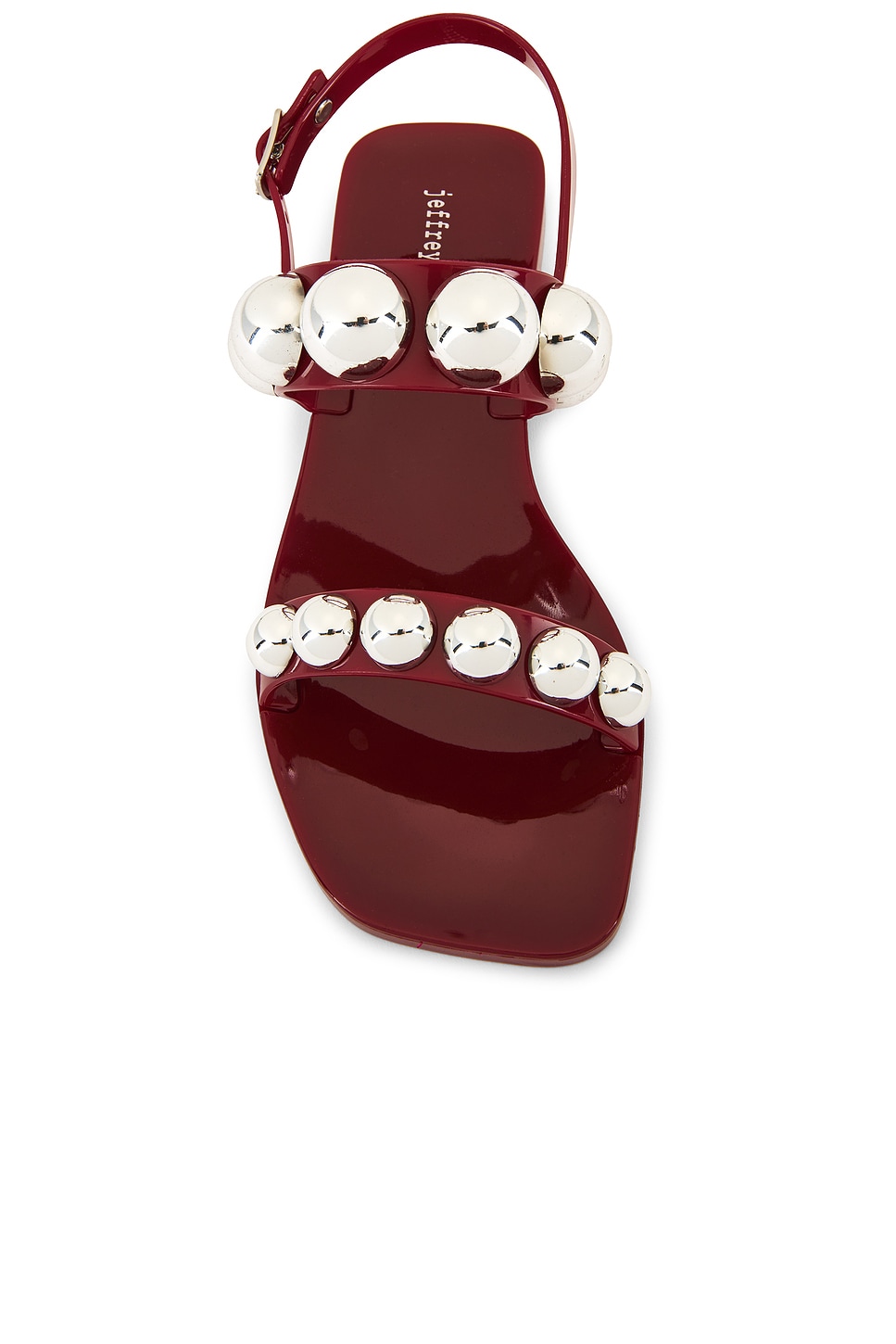 Сандалии "Gumdrop" Jeffrey Campbell, red silver — фото 4