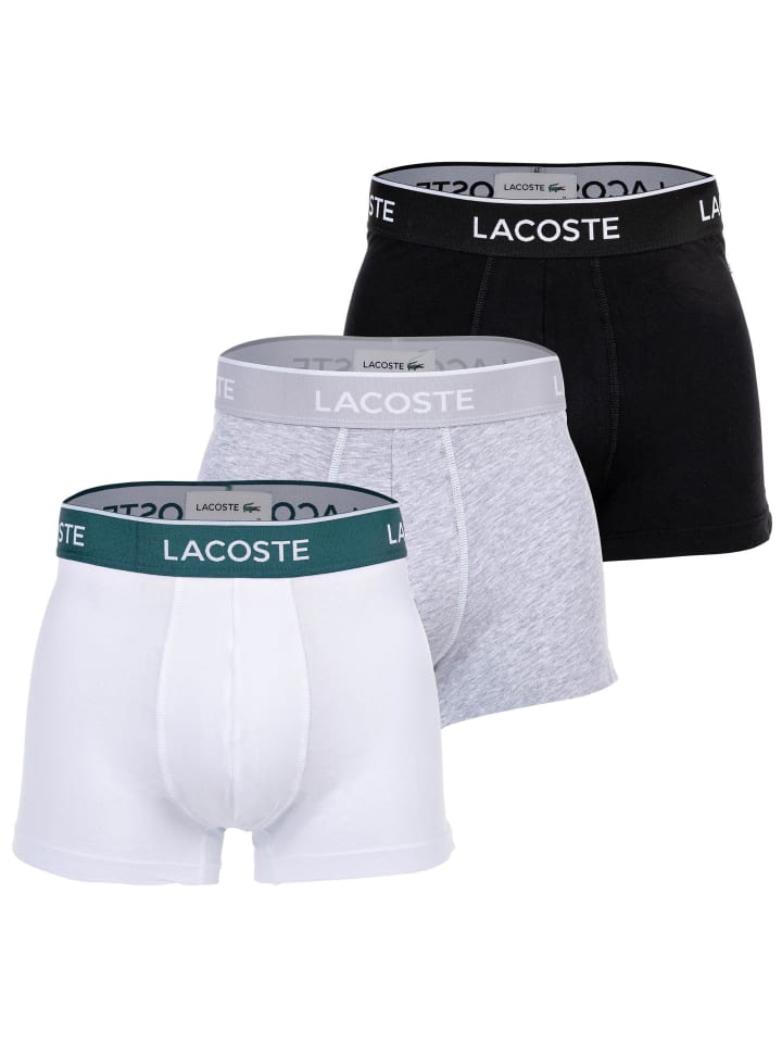

Боксерские трусы Lacoste, цвет schwarz/grau/weiß