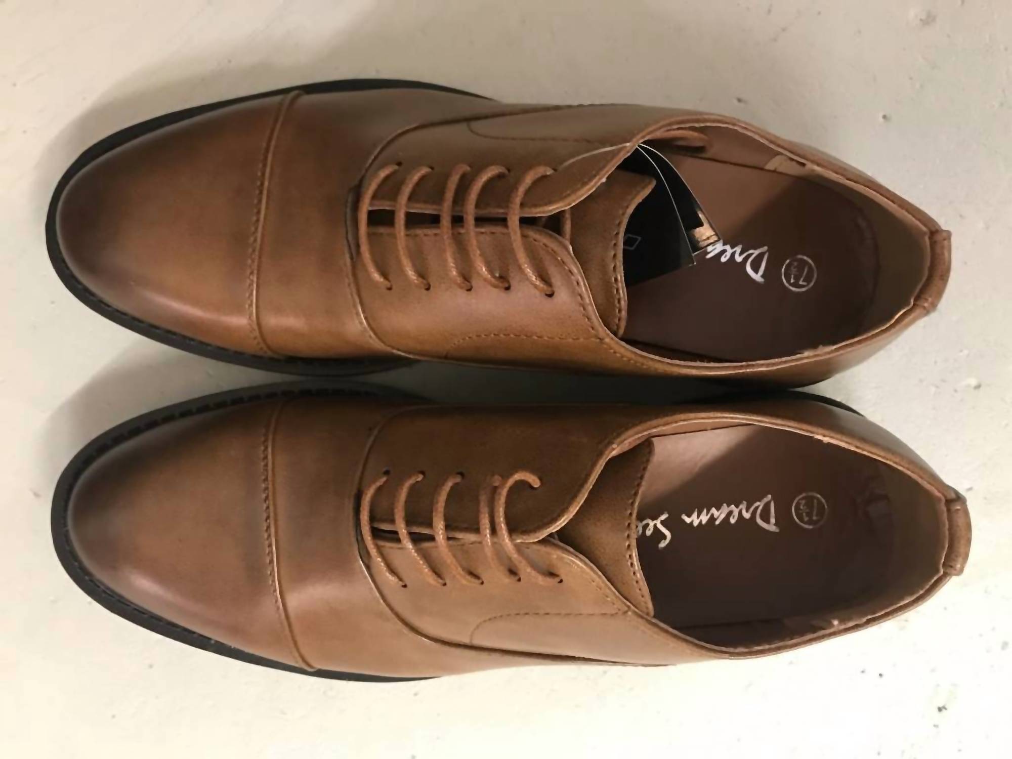 Мужские классические туфли в коричневом цвете Shoe Click — фото 3