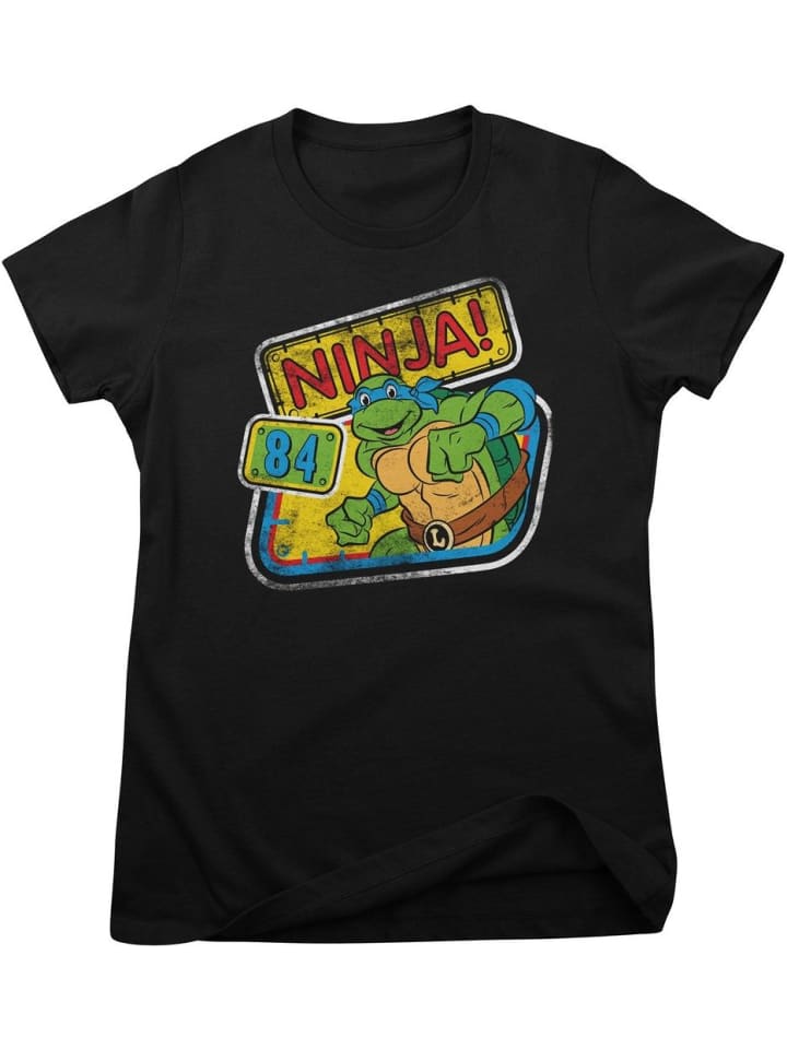 

Футболка Ninja 84 Retro Girly Tee черного цвета Teenage Mutant Ninja Turtles, Черный, Футболка Ninja 84 Retro Girly Tee черного цвета Teenage Mutant Ninja Turtles
