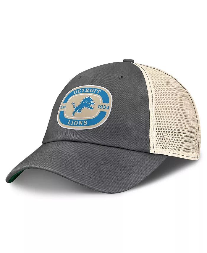 

Мужская серая шапка с нашивкой Detroit Lions Team Patch Top of the World