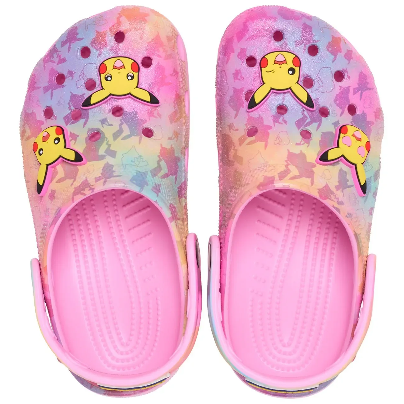 Детские сабо Pikachu Pink Classic Clog K Crocs, мультиколор — фото 3