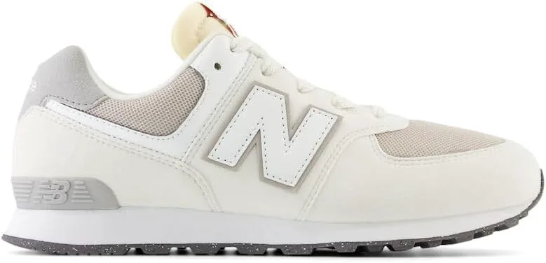 Кроссовки New Balance Kids' 574 V1 на шнуровке, белый — фото 4