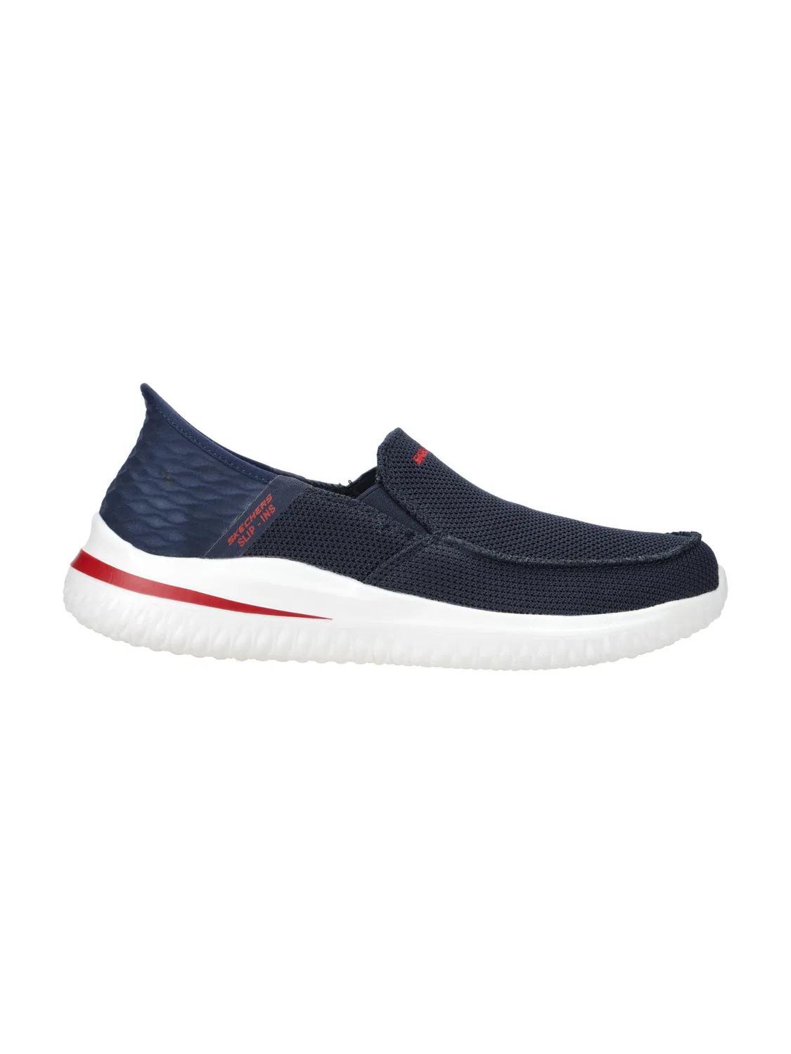 Тапочки 'Skechers Delson 3 Schuhe blau SLIP-INS 210604' Skechers, Blue — фото 4
