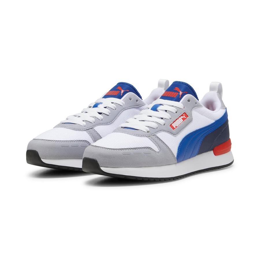 Кроссовки мужские - Puma R78 синие/красные — фото 2