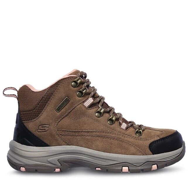 Ботинки женские Skechers TregoAlpine Trail на шнуровке, коричневый — фото 2