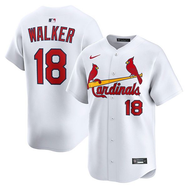 

Мужская футболка Jordan Walker St Louis Cardinals Home Limited Nike