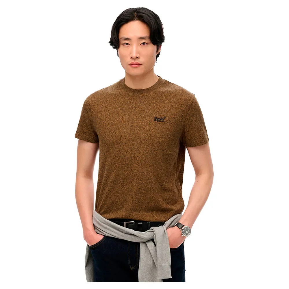

Футболка с коротким рукавом Superdry Vintage Logo Embroidered, коричневый