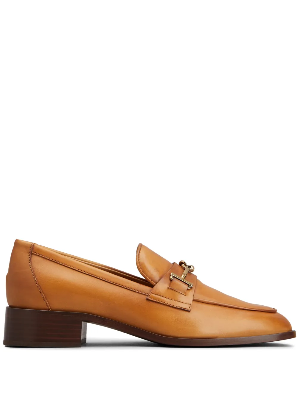 Лоферы на каблуке TOD'S, коричневый