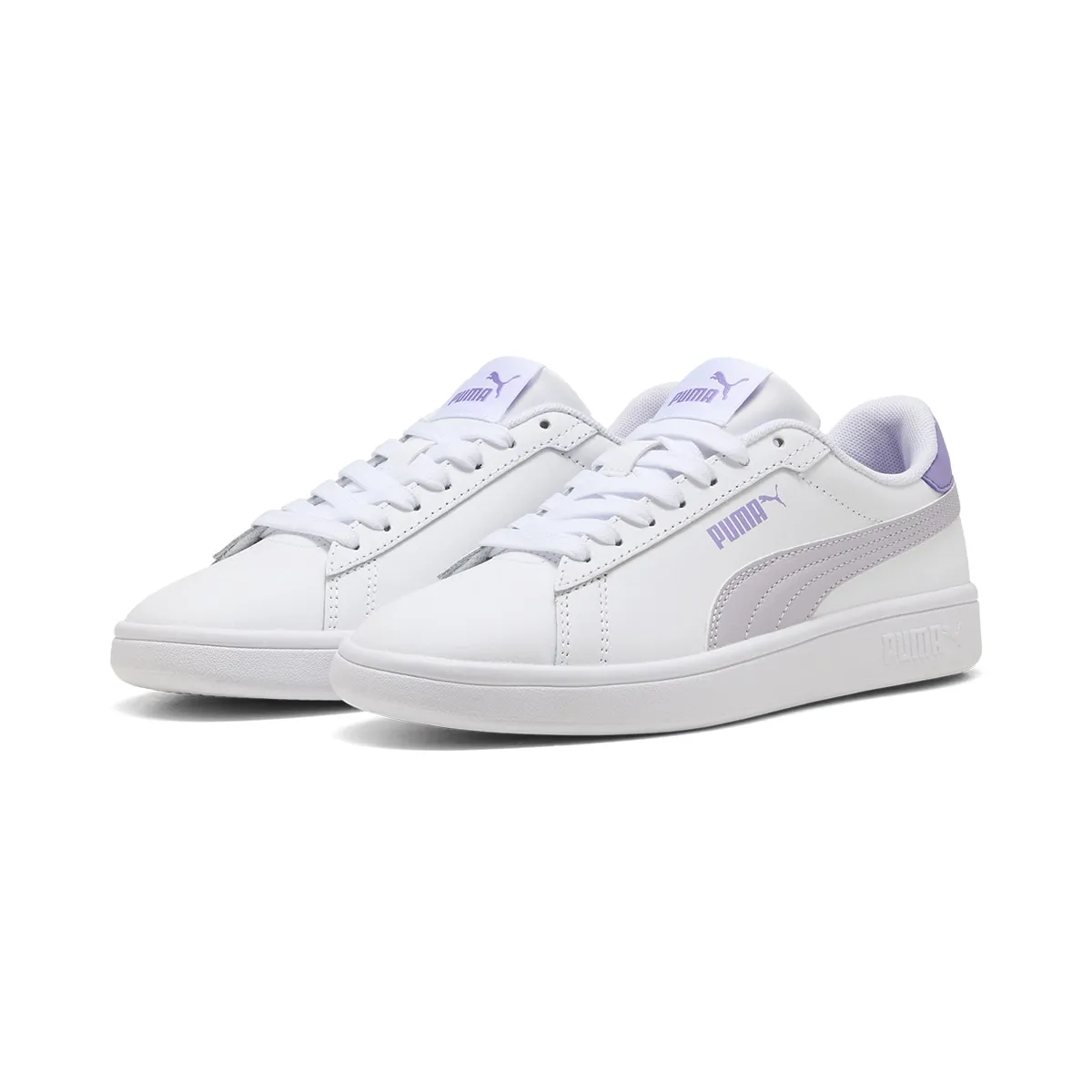 Повседневные кроссовки Smash 30 L Jr Унисекс Puma, белый — фото 2