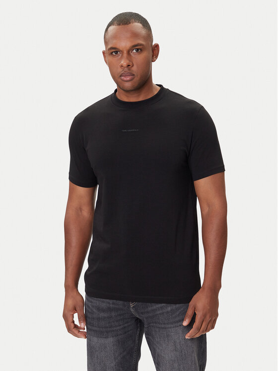 

Футболка regular fit 755051 554235 Karl Lagerfeld, чёрный