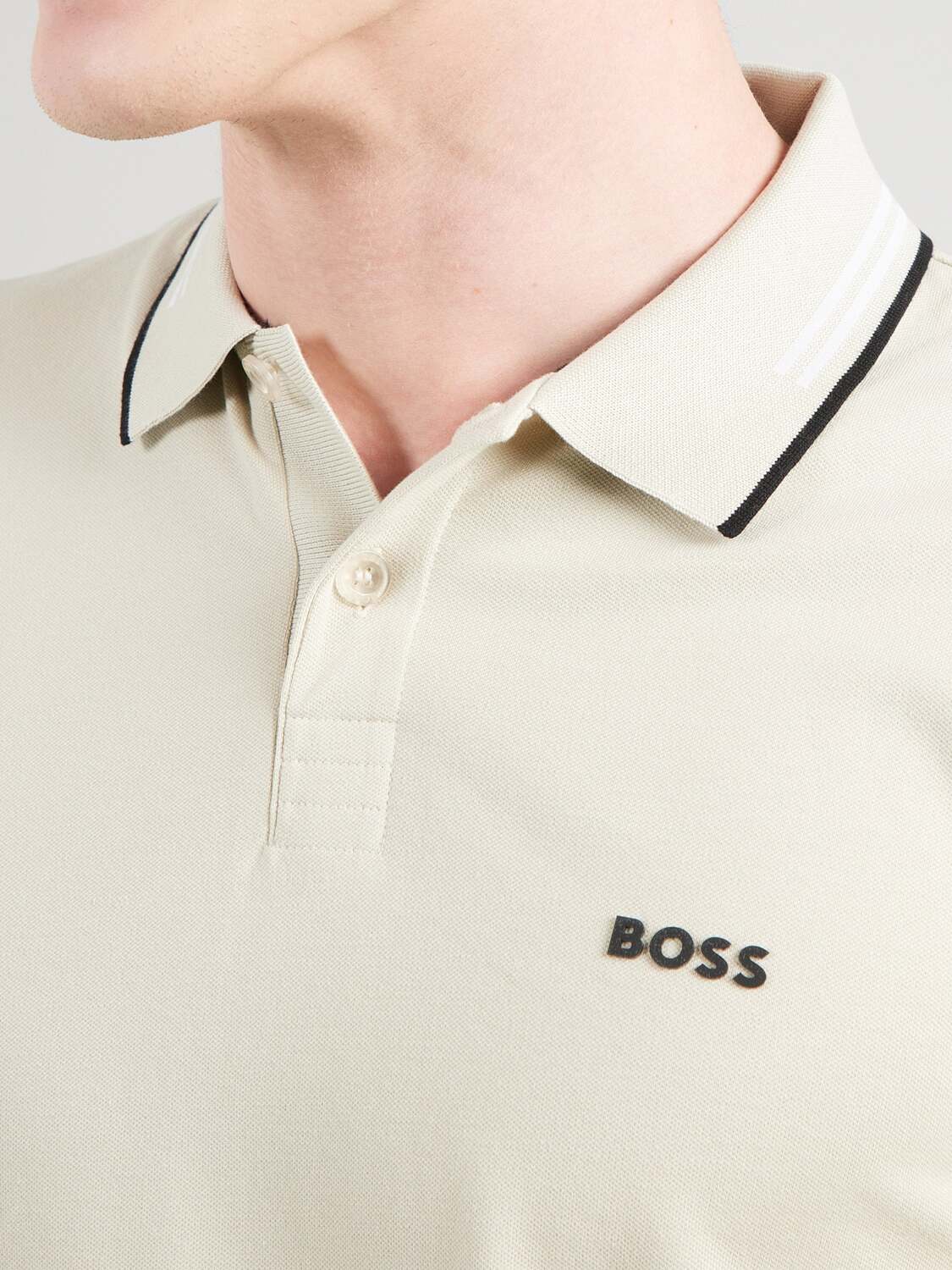 BOSS Футболка 'Paul' в цвете Cream — фото 2
