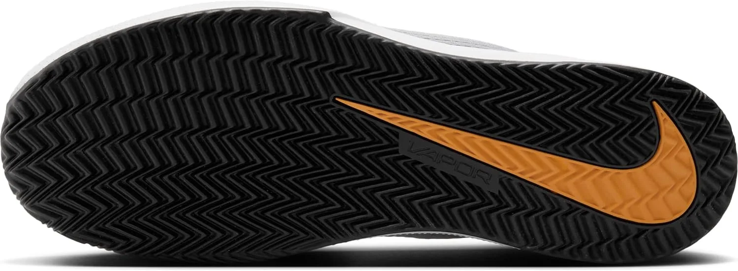 Мужские теннисные кроссовки Nike Vapor Lite 2 Cly, черный/оранжевый/серый — фото 3