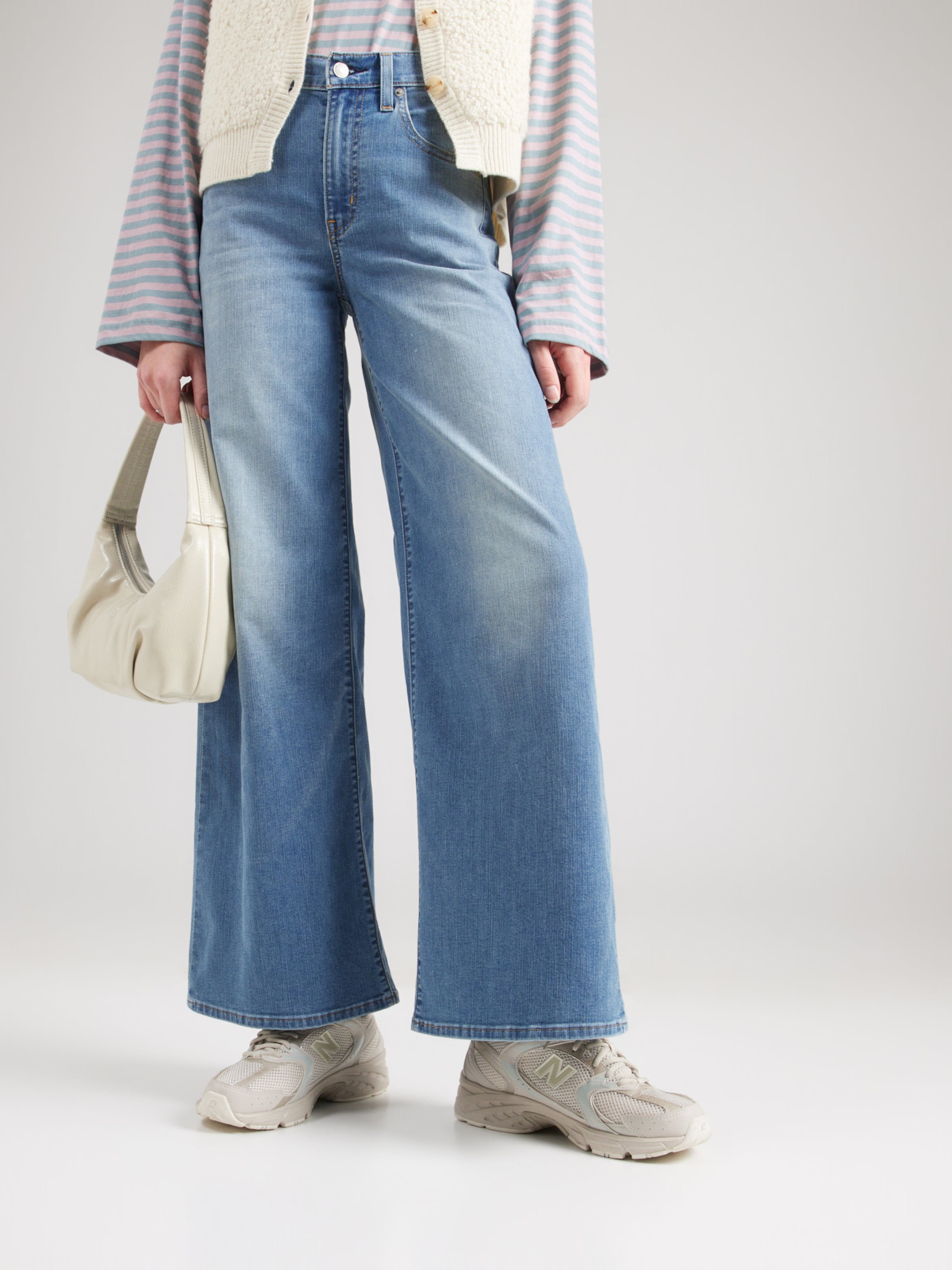 LEVI'S  Джинсы с широкими штанинами '728 High Rise Wide Leg Jeans' в синем дениме — фото 3