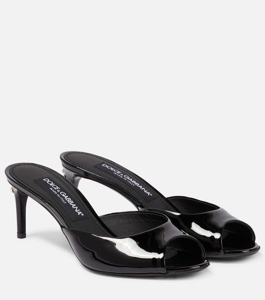 Лаковые мюли Dolce&Gabbana, черный