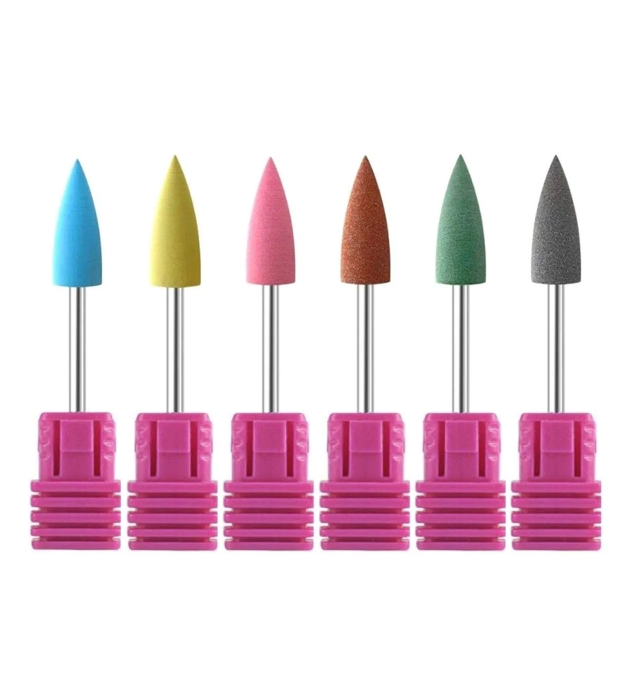 Набор силиконовых фрез для ногтей 6 шт. от Natury Nails Natury Nails