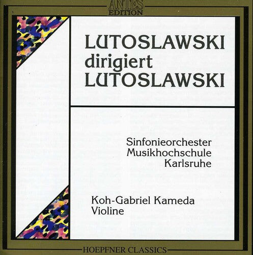 

CD диск Lutoslowski / Sinfonieorchester Der Hochschule Fur: Lutoslowski Dir Lutoslowski