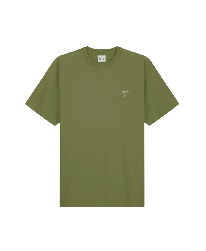 

Хлопковая футболка с логотипом в виде сердца Arte Antwerp, зеленый
