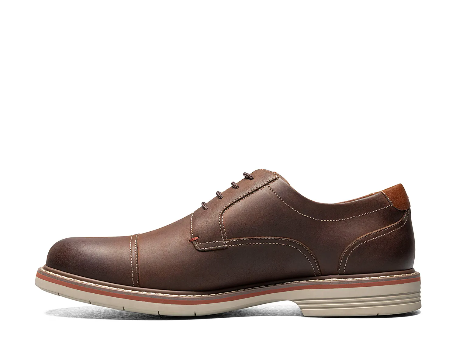 Оксфорды Norwalk Cap Toe Oxford Florsheim, темно-коричневый — фото 3