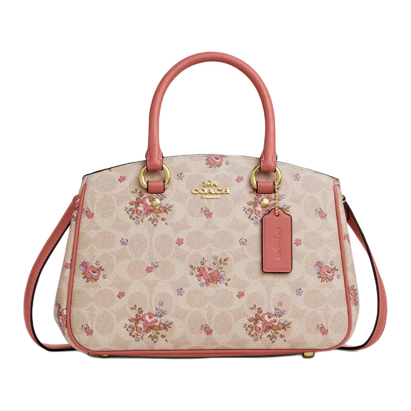 

COACH Женская маленькая сумка из лакированного полотна разноцветная