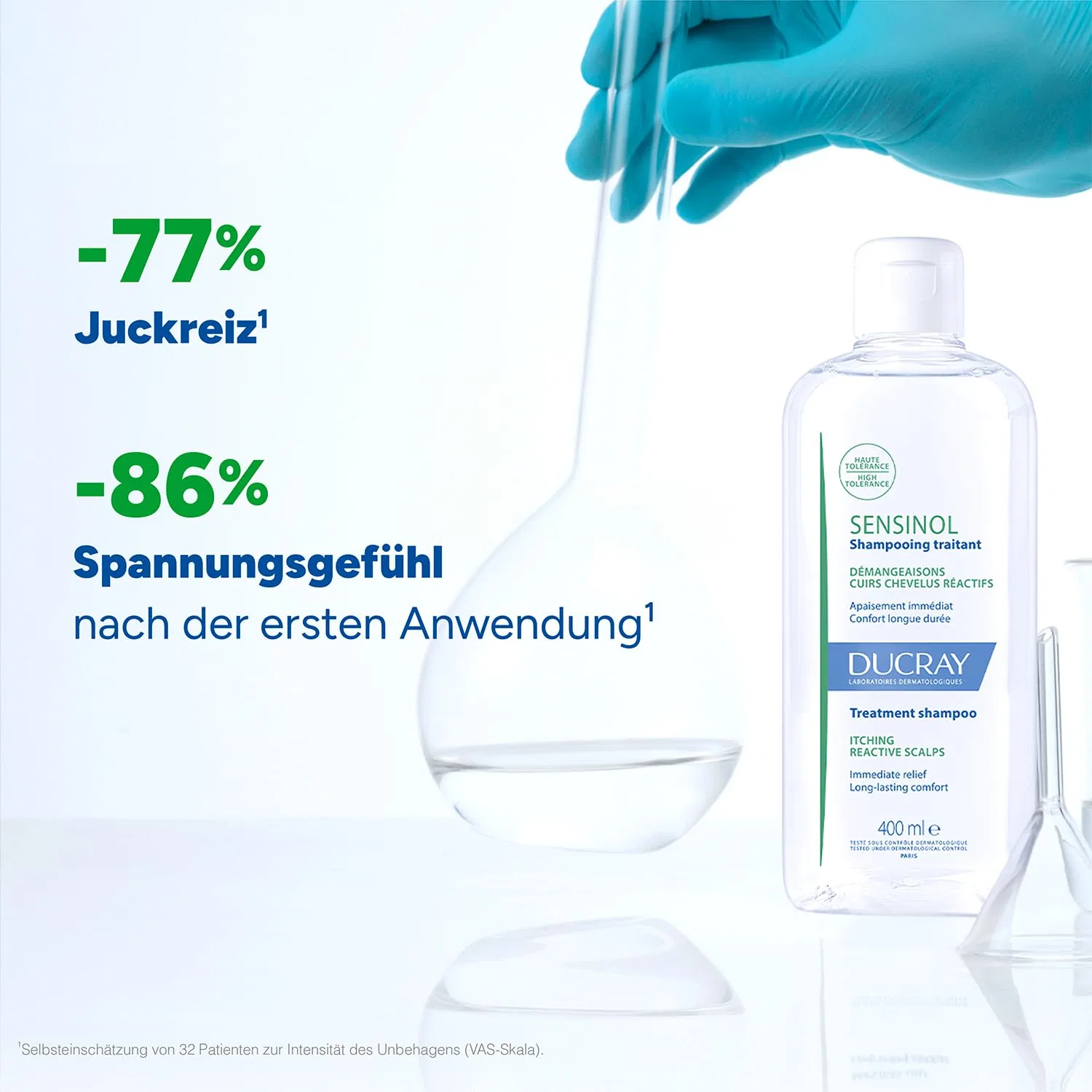 Шампунь DUCRAY Sensinol против зуда, без отдушек, 400 мл Ducray — фото 4