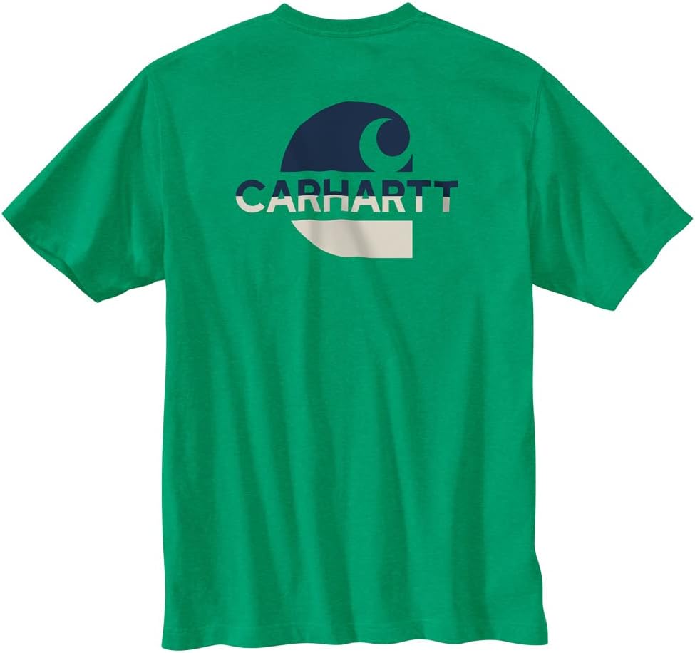 

Футболка Carhartt с коротким рукавом и принтом, свободного кроя, из плотной ткани, Malachite, Зеленый, Футболка Carhartt с коротким рукавом и принтом, свободного кроя, из плотной ткани, Malachite