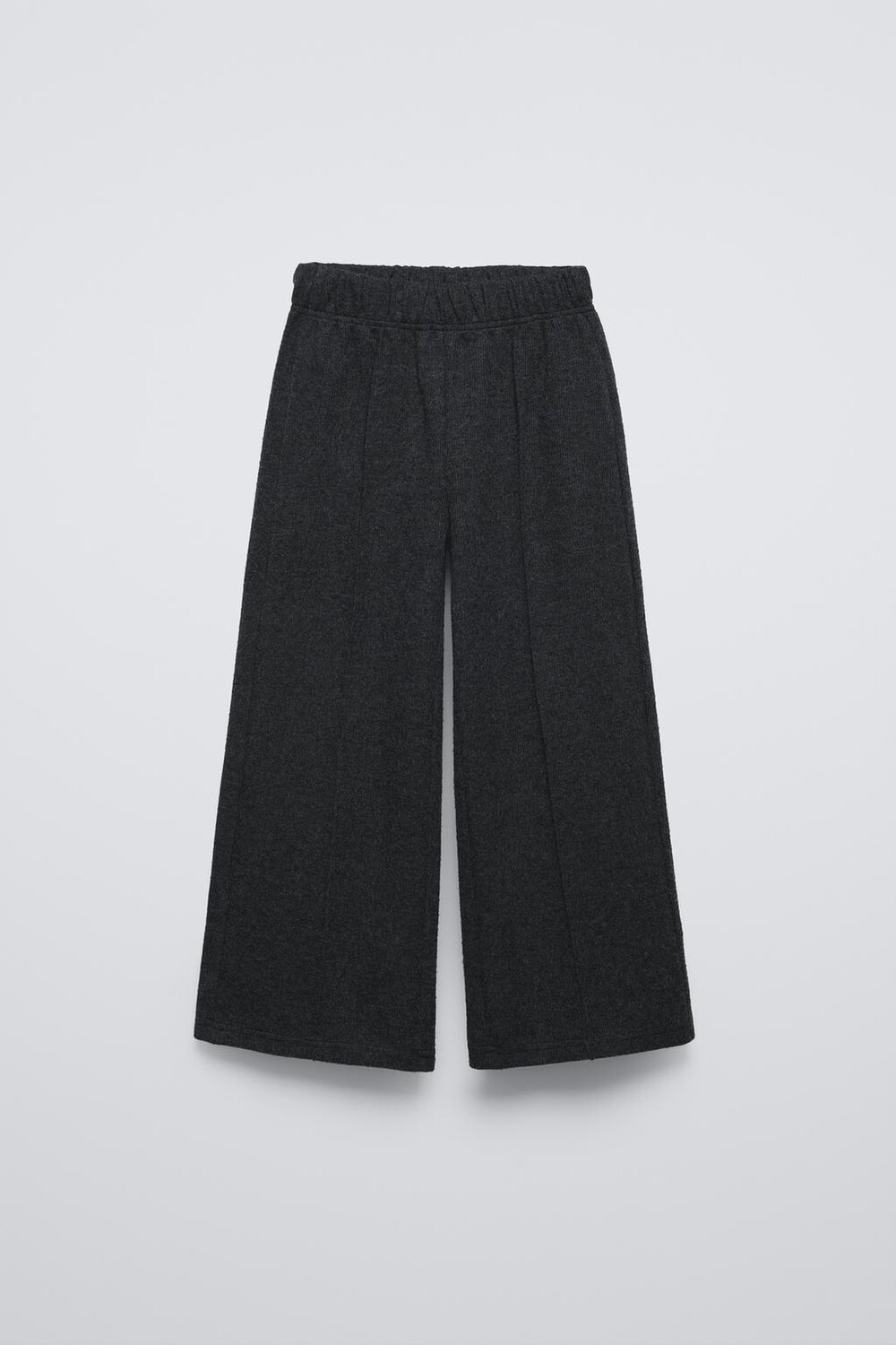 

Мягкие широкие брюки soft touch ZARA, серый мергель