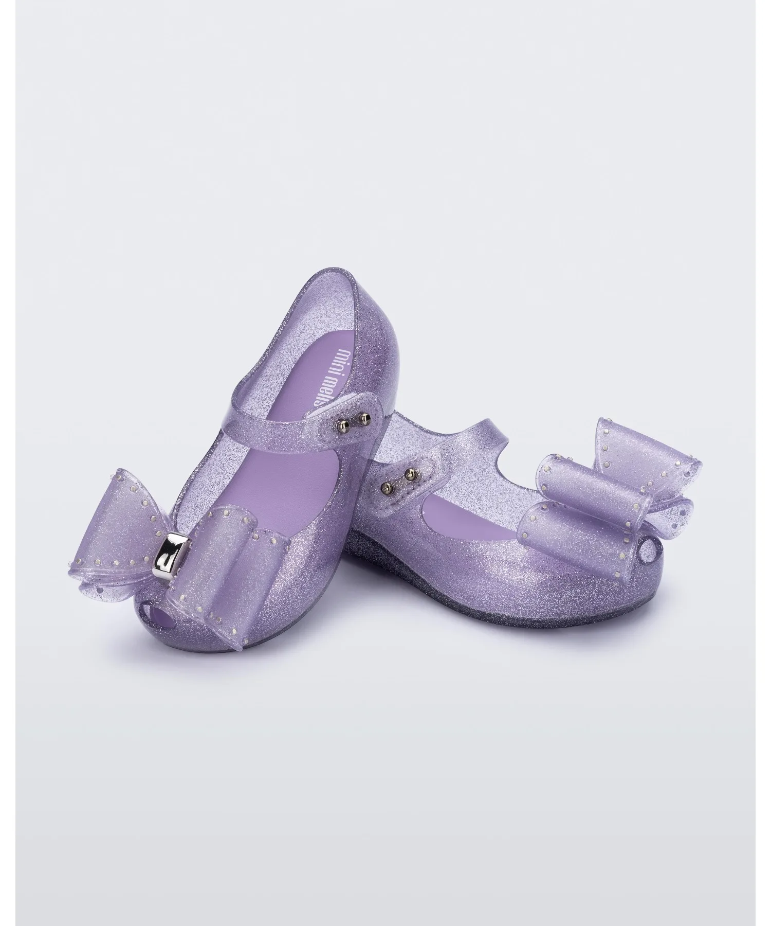 Детские балетки Melissa Ultragirl Classic Bow с бантом лиловые