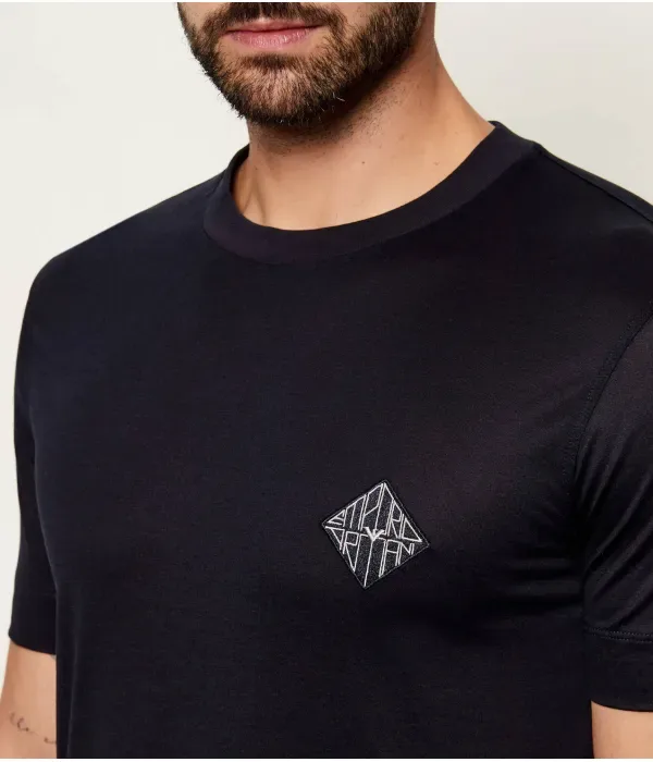 Футболка slim fit Emporio Armani, черный — фото 4