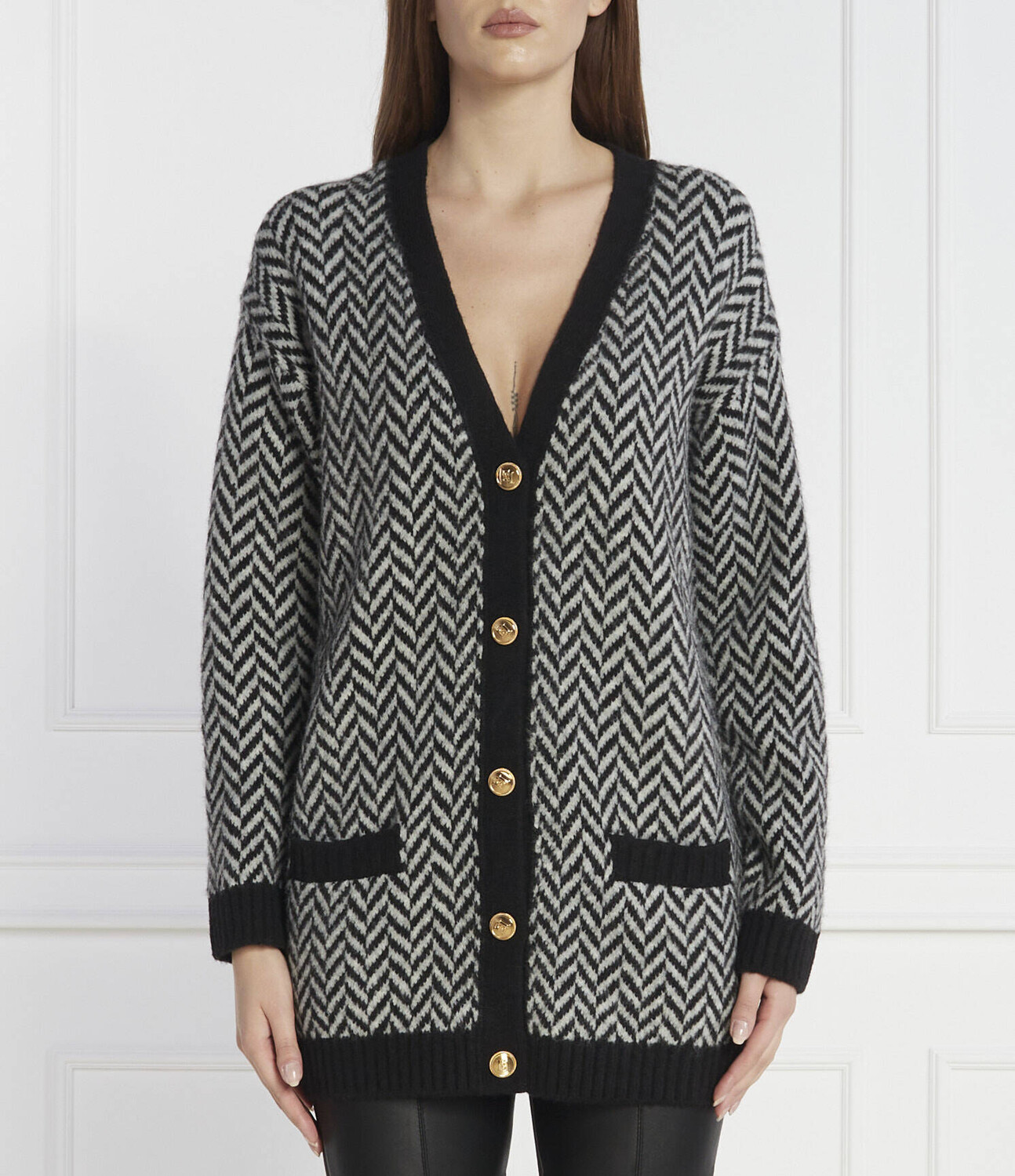 

Свитер Elisabetta Franchi Regular Fit, черный