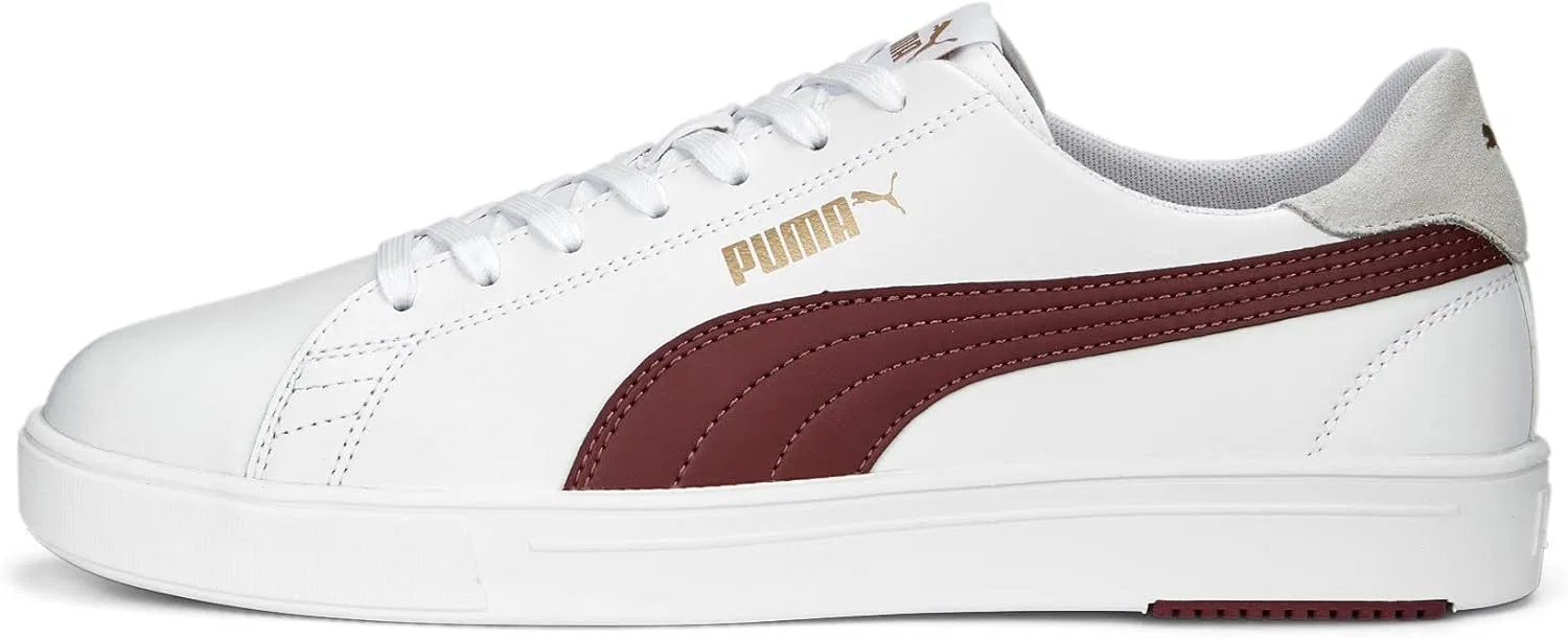 Мужские кроссовки PUMA Serve Pro Lite, Puma White Wood Violet Puma Gold — фото 3