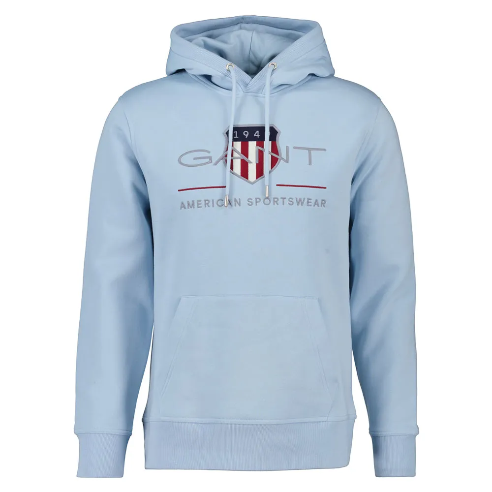 

Худи Gant Archive Shield Regular Fit, синий