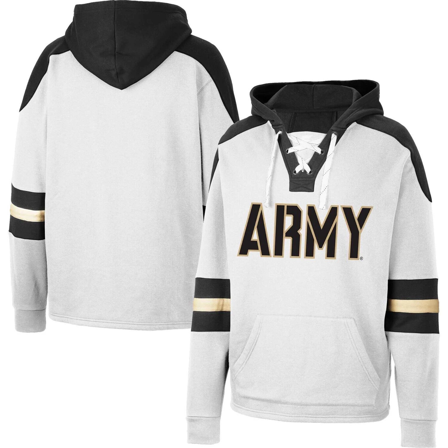 

Мужской пуловер с капюшоном White Army Black Knights на шнуровке 4.0 Colosseum
