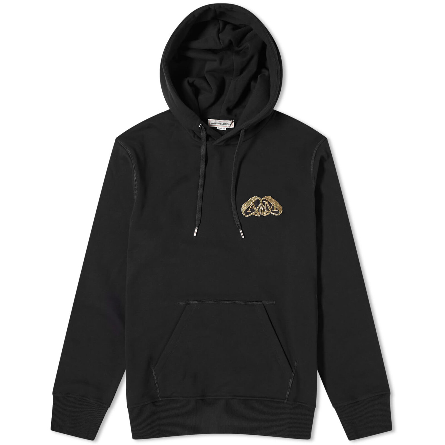 

Худи Alexander Mcqueen Seal Logo Hoodie, черный