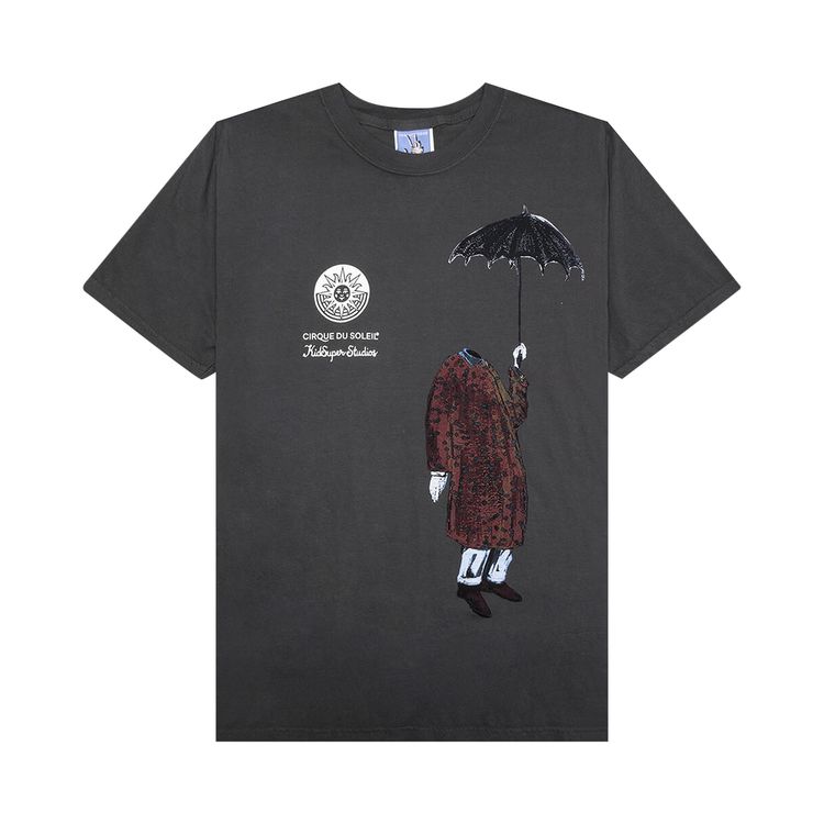 

Футболка KidSuper Cirque Du Soleil No Head Tee 'Washed Black', черный