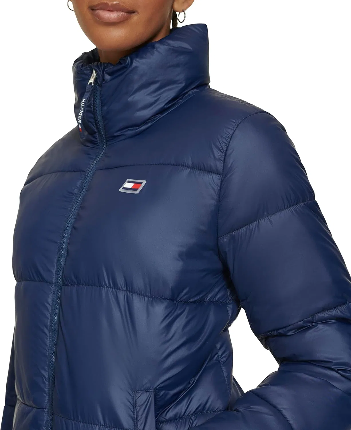 Куртка пуховик Tommy Hilfiger, Navy — фото 4