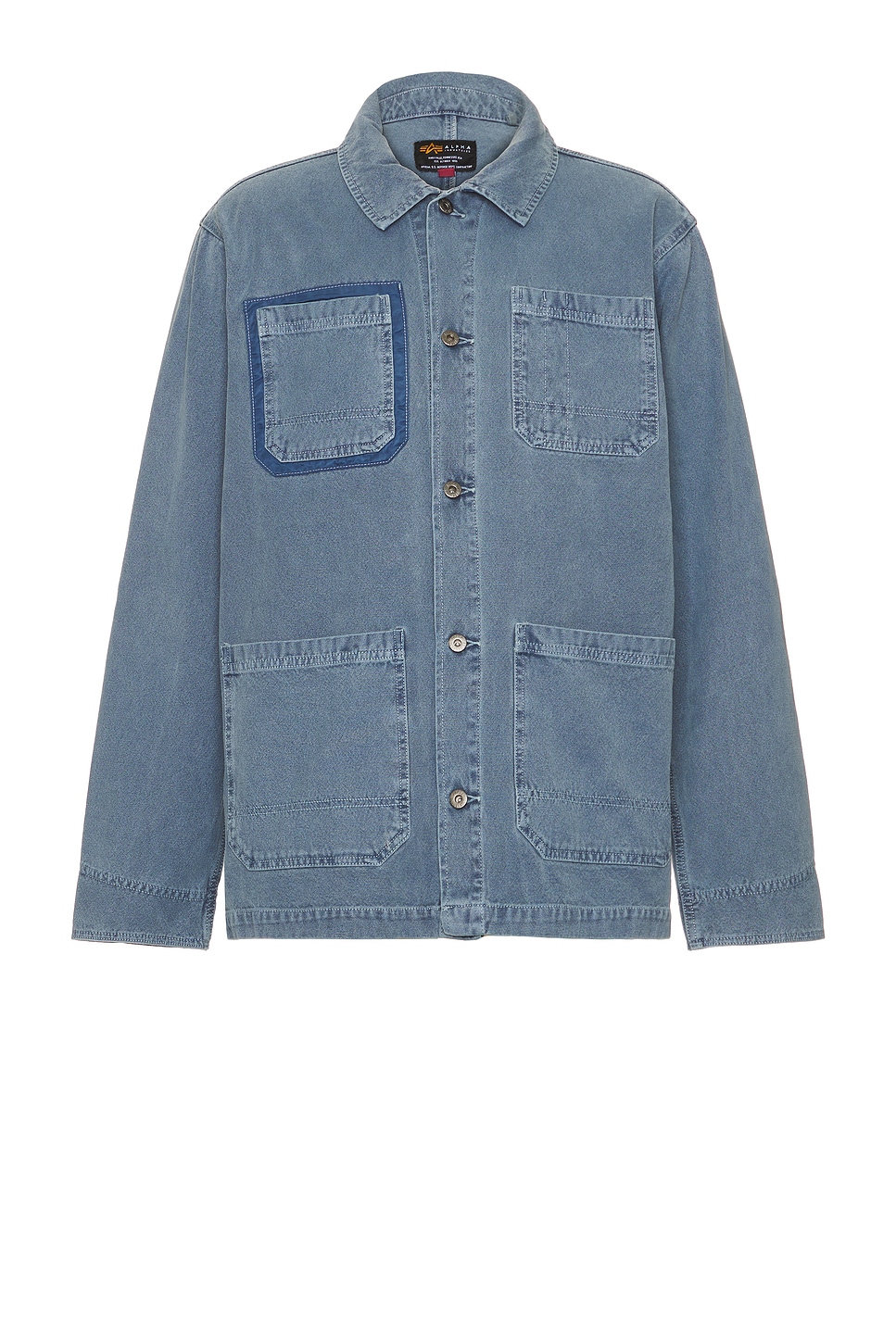

Рабочая куртка Ctn chore coat Alpha Industries, airborne blue