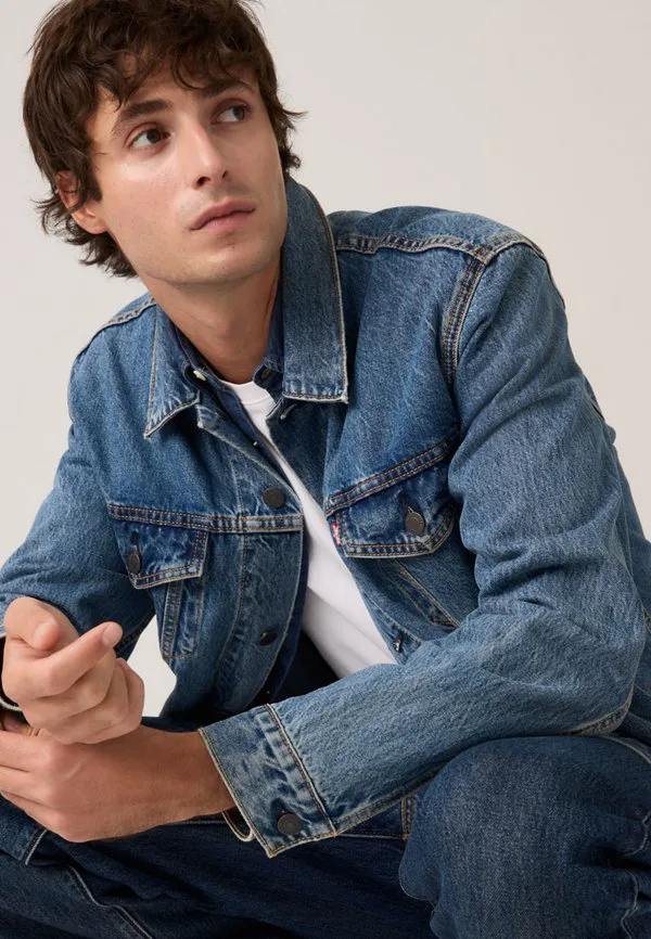 Джинсовая куртка дальнобойщика Levi'S, Washed Away — фото 4