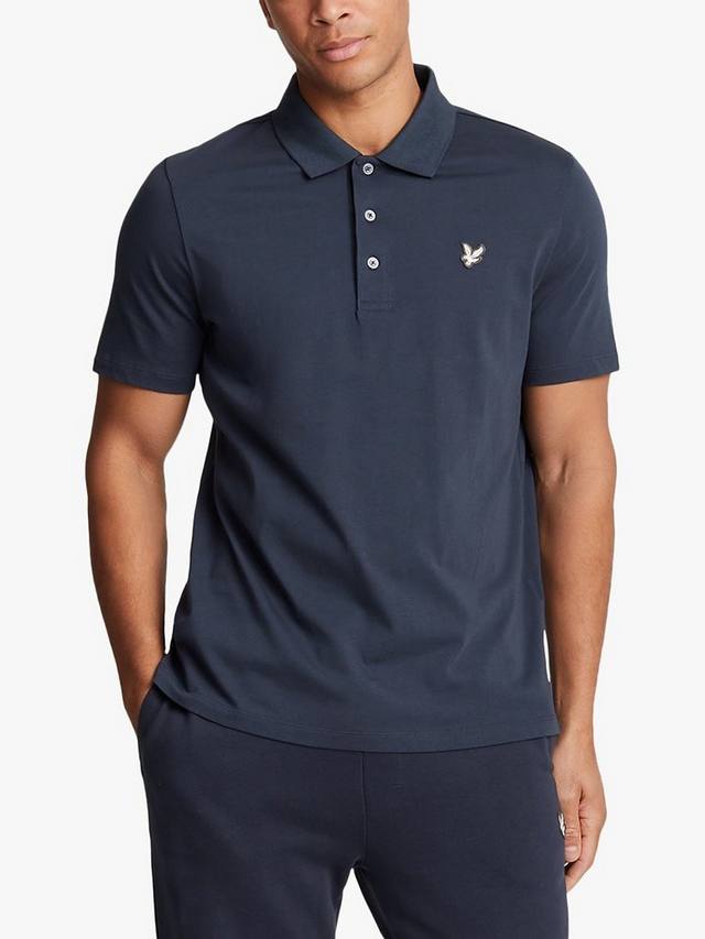 

Хлопковая поло Lyle & Scott, Midnight Navy