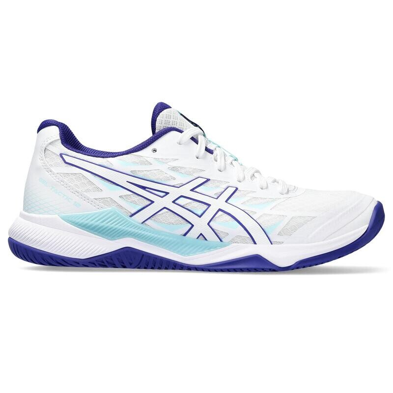 

Кроссовки для бадминтона женские Asics Gel-Tactic 12 белый/баклажан