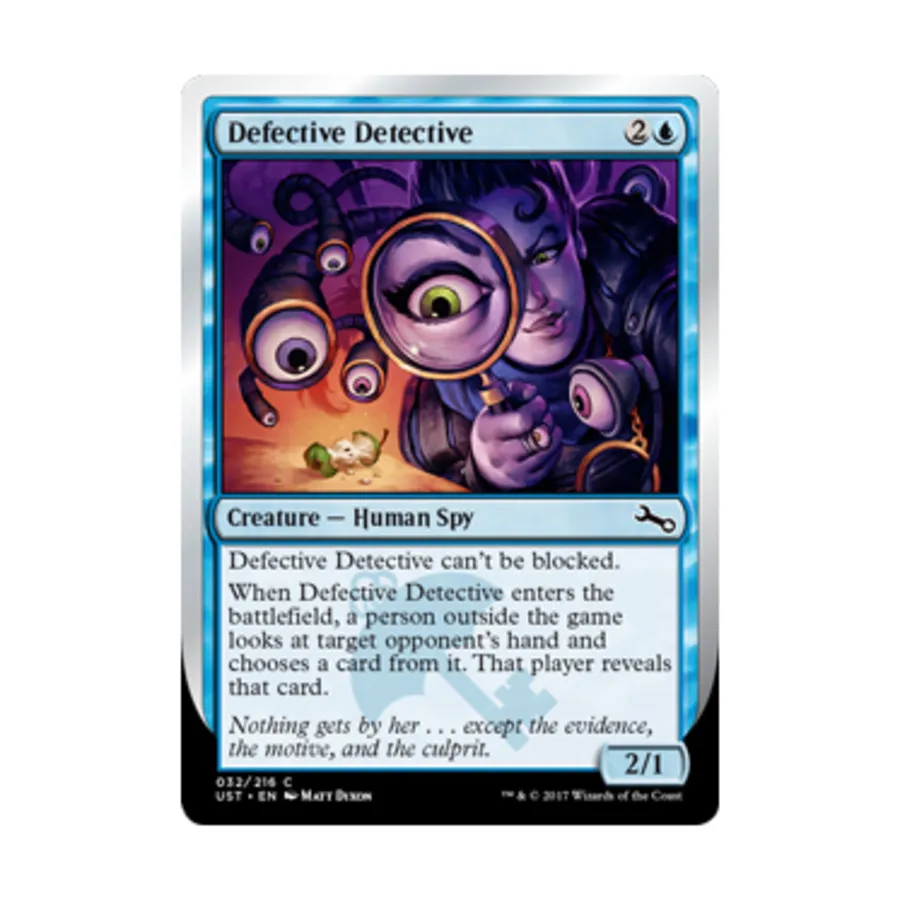 

CCG Дефектный детектив (С), MTG - Unstable