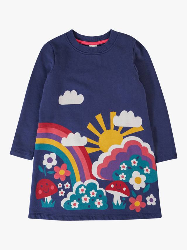 

Детское платье-туника Kari из хлопка Frugi